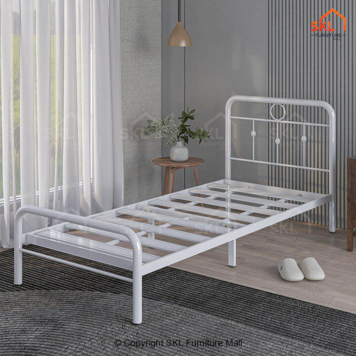 SUPER HEAVY DUTY SINGLE METAL BED FRAME /Katil Besi Single / Solid ...