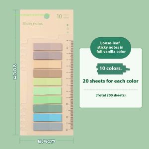 ป้ายแสดงดัชนีติดกาวที่หรูหราสำหรับสำนักงานและการศึกษากระดาษโน้ตกันน้ำ