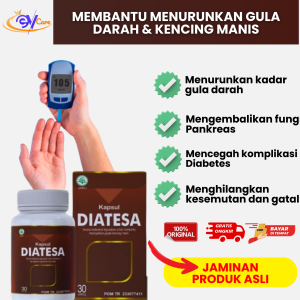 Diatesa Obat Diabetes Penurun Gula Darah Kencing Manis 30 Kapsul