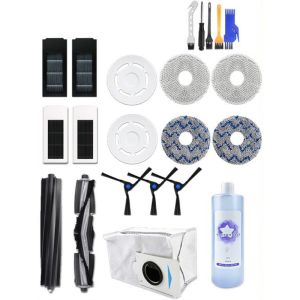 Ecovacs DEEBOT X2 Combo Robot Vacuum Cleaner HEPA Filters Roller Main Brushes Mop Pads Dust Bags Side Brush Cover Accessories Replacement Parts