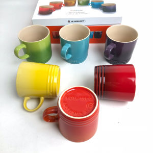 Sorbet Macaron Series 350ml mug 6-piece coffee cup set