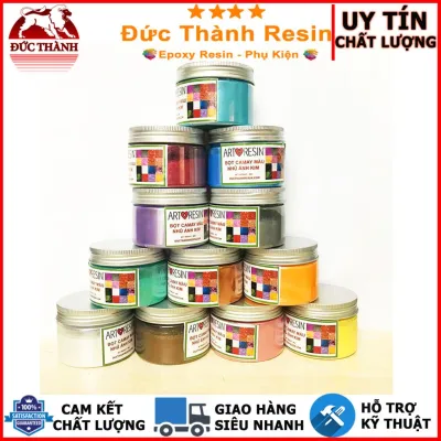 Bột dạ quang phát sáng màu da trời (sky blue)- 50g