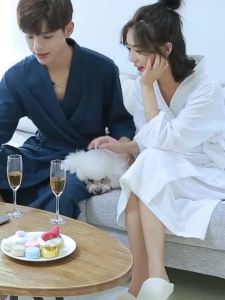 towel bath bathrobe 情侣款一对浴袍女长款春秋薄款男士大码酒店睡袍睡衣吸水浴衣现货 22.8.4