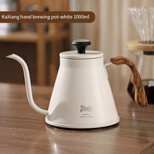 BINCOO Coffee Hand Brew Kettle Thin Spout Coffee Pot Gooseneck Pot Coffee Jug Large Capacity 1000ML