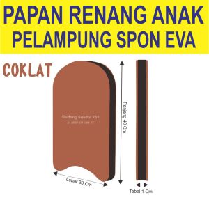PAPAN PELAMPUNG SELUNCUR AIR TEBAL 1 CM BERBAHAN SPON ATI UNTUK BERENANG ANAK
