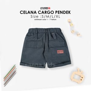 Celana Chino Cargo PDL Pendek Anak Umur 1-6 Tahun / Cino Pendek Kargo / Chinos Terbaru