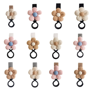 Modern Floral Baby Stroller Accessory Rotatable & Durable Pushchair Hook Functional Flower-shaped Pram Hooks Durable