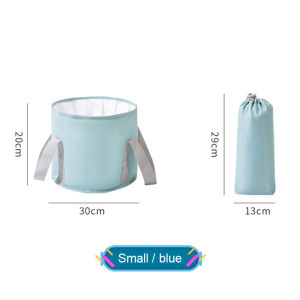 (Ready Stock)Portable Foldable Water Basin Travel Cleaning Bucket Soaking Pail Laundry Basin Bucket Water Basin Wash Basin Foot Washing Artifact Save Space