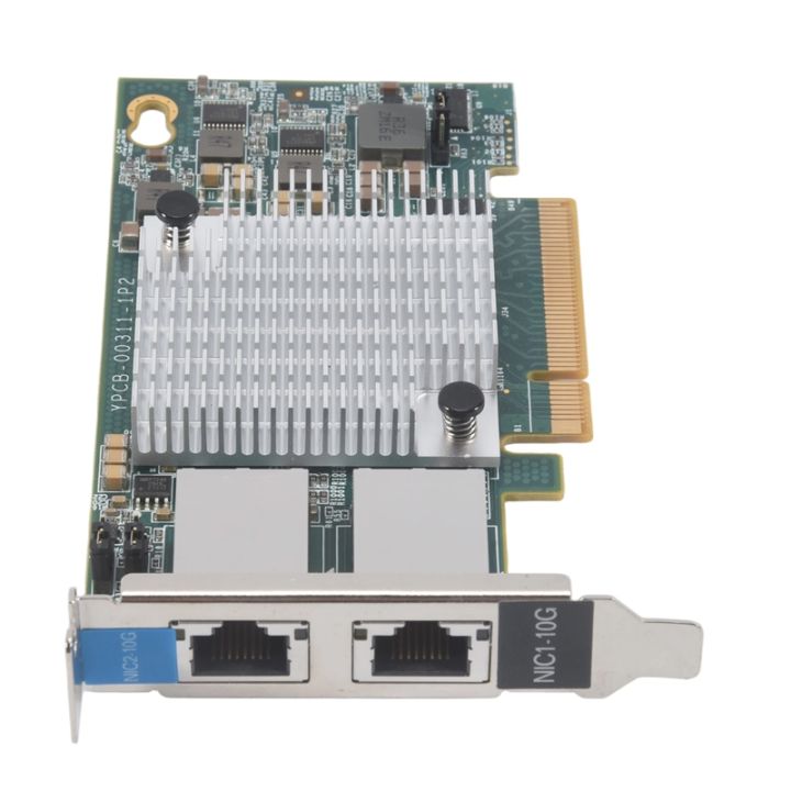 Supernew-10G Double Port Ethernet Network Card X540-T2 PCIE-X8 X16 ...