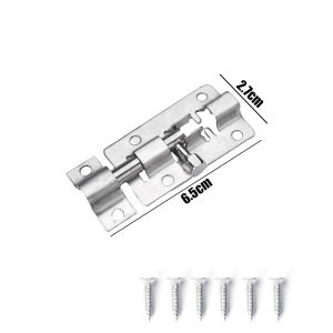 【On Sale】2/3/4" Inches Stainless Steel Door Latch Bolt Gate Barrel Bolts Anti-Theft Security Lock Hardware