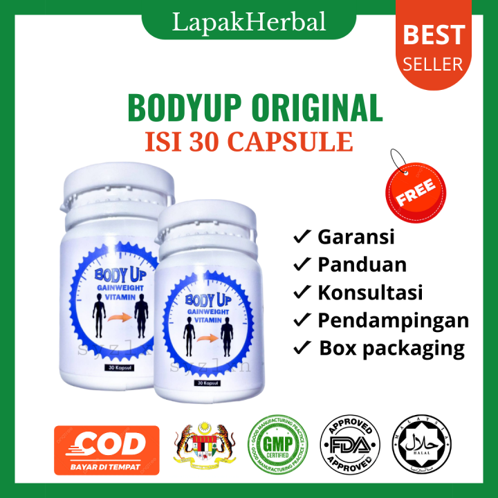 [ORIGINAL] Vitamin Weight Gain BODY UP UBAT supplement ubat gemuk badan