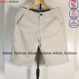 Quần short nam kaki co giãn nhẹ nhiều mẫu chất kaki khóa kéo Adam_fashion