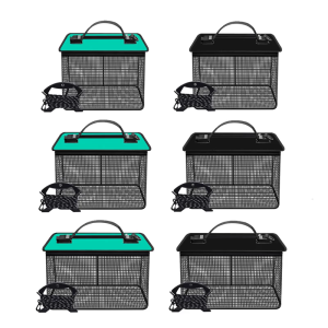 Fishing Protections Live Fish Bucket Folding Fishing Net Portable Meshes Fishing Net Storage Cage Fish Protectors Enduring