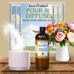 Kasa Adore | SHANGRILA | Pour and Diffuse | Ready Made Diffuser Mix | 500ml