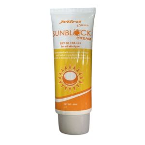 Kem chống nắng Olivia Mira Sun Cream Hàn Quốc NL050 giúp bảo vệ da khỏi tác hại của tia UV 60ml
