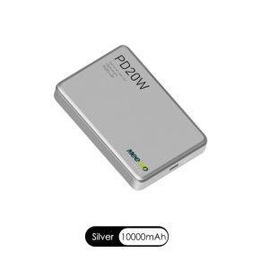 MeeGoo 10000mAh Magnetic Power Bank Mini Wireless Fast Charging Ultrathin Powerbank for iPhone