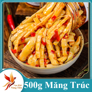 1kg Măng Trúc Non Giòn Nguyên Con Ngâm Giấm Gạo Tỏi Ớt Cay Ngon Thơm Tuyệt Vời- VỰA KHÔ NÀNG TIÊN