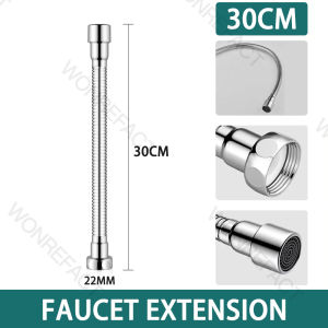 360° Rotation Faucet Extender Extension Hose Bathroom  Adjust Free Bending Faucet Splash-proof Universal Tube Water Tap Extension