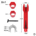 (Local Seller)KEBETEME 14 In 1 Faucet Sink Wrenches Multifunction Sink Faucet Key Plumbing Pipe Wrench Anti-slip Kitchen Repair Plumbing Tool Bathroom Wrenches Sets. 