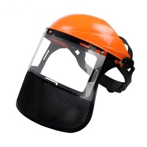 Full Face Wire Mesh Guard Anti-Impact Mowing Protection with Visor