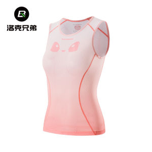 ROCKBROS เสื้อชั้นในระบายอากาศได้ดีแห้งเร็วสำหรับเสื้อกั๊กนักปั่นจักรยานผู้หญิงเสื้อกล้ามยืดหยุ่นกลางแจ้งสำหรับวิ่งปีนเขาตกปลา