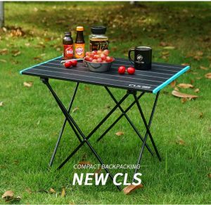Foldable Table Portable Camping Table Aluminum Collapsible foldable desk top Ultralight Compact with Carry Bag for Outdoor Beach BBQ Picnic Cooking Festival Indoor Office