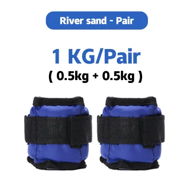 (Pair)Ankle Weights Sand Bag 1kg-6kg Adjustable Strength Training Leggings weights Sport Equipment