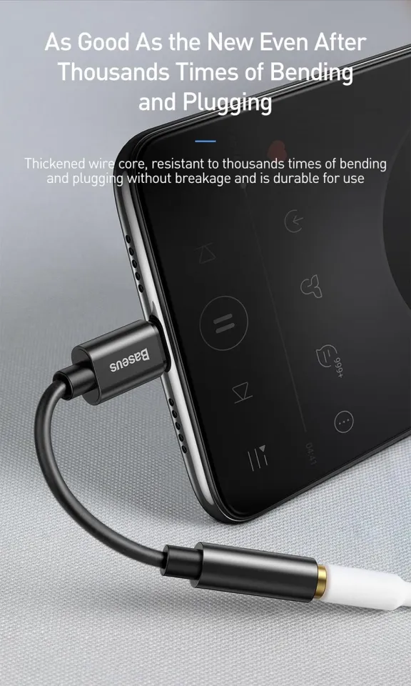 Baseus USB Type C to Jack OTG Adapter USB-C Type-C to mm