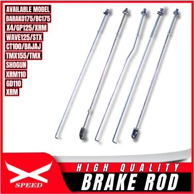 SPEED BRAKE ROD ASSY STEEL XRM/WAVE125/HD3/TMX/CT100/BAJAB/X4/GP125/STX MOTORCYCLE