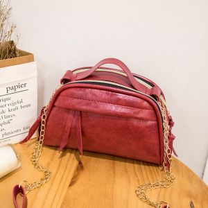 Tas Selempang Wanita Kulit PU Handle Bag Polos Sling Bag Kasual Fashion Style Kekinian COD T167