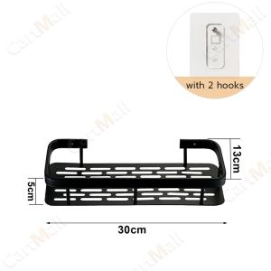 Punch-free Bathroom Kitchen Storage Rack Self-draining Corner Storage Rack