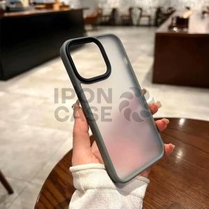 SOFTCASE PREMIUM HYBIRD COMPATIBLE FOR IPHONE 13 13PRO 13PROMAX 14 14PRO 14PROMAX 15 15PRO 15PROMAX TPU TRANSPARAN MATTE SHOCKPROOF - iPon Case iP-032