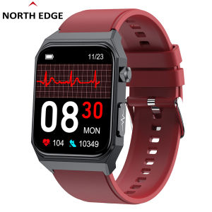NORTH EDGE E530 smart watch Alloy case glucose monitor Blood oxygen Blood pressure ECG measuring device smart watch health fitness watch for men and women IP68 waterproof compatible with IOS Android systems