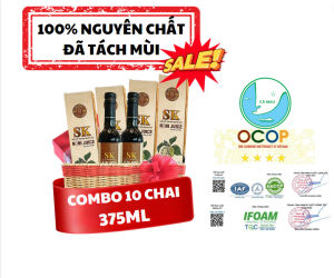 COMBO 10 CHAI Nước Cốt Trái Nhàu Cà Mau SK Noni Juice Premium 375 ml