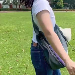 [DANDELION]Dog out backpackBackpack Cat and Dog Travel Portable Messenger Shoulder Bag BreathableBackpack for Puppy Dogs Cats Rabbit