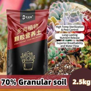 2.5kg Cactus & Succulent Soil Mix Ready to Use Multiple Mediums with Scientific Formula 100% Organic Soil Nutrient Rich Potting Mix for Garden Eco-friendly & Natural Raw Materials