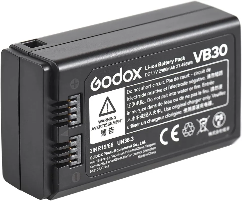 Godox VB30 Battery 7.2V 2980mAh Rechargeable Li-ion for V1 Pro Series...