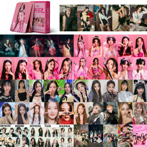 55 Pcs Gidle 《I Feel 》Mini Cards K-pop Solo QUEENCARD YUQI MINNIE SHUHUA SOYEON MIYEON Album Lomo Card Kpop Memo Photocards