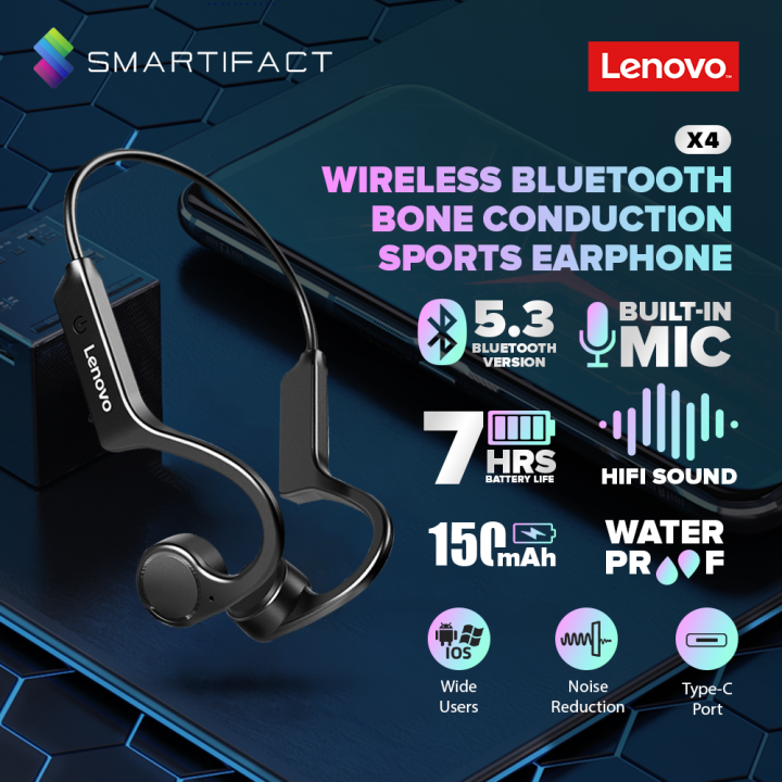 Lenovo ThinkPlus X4 Bone Conduction Sports Earphones TWS Low Latency