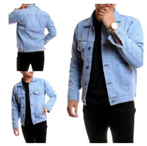 SL Jaket Pria Jaket Jeans Pria Warna Bio Blit Biru Jaket Pria Jeans Denim Tebal Murah