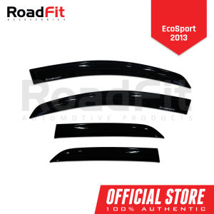 TXR Door Visors Plain Black for Ford Ecosport 2013 4PCS Rain Gutters (FD-829-BK D094)