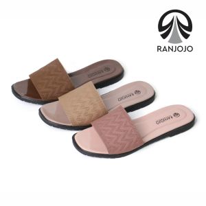Sandal Wanita Original Wanita terbaru Slop Rajut sendal wanita Murah Kekinian RJ02