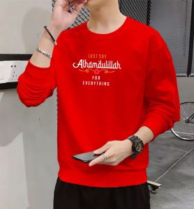 Diskon Sweater Keren Kaos Pria Distro Alhamdulillah Crewneck Trendy Sweatshirt Elegan Sweter Kasual