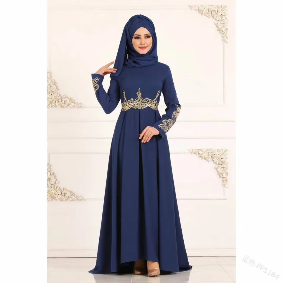 Baju Raya Fashion Blouse Muslimah Jubah Long Dress Baju Kurung