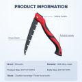 Mitsushi 9" inch Sk5 hand saw sawing tree pruning saw felling portable folding saw Three-sided grinding without card saw. 