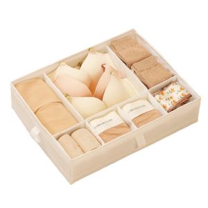 NCNC Chống mạt Hộp đựng đồ lót Có thể xếp chồng Chống bụi Túi xếp tất áo ngực Đa chức năng Có thể gập lại Bộ chia quần áo tủ quần áo Dành cho gia đình