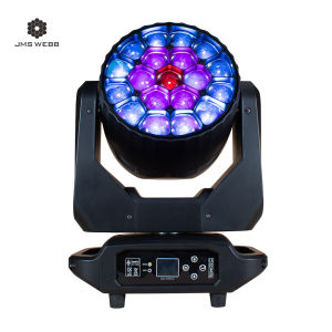 Original SHEHDS LED Wash 19X40W RGBW Moving Head Light for Disco Ball Dancing Lights DJ Equipment Church Wedding Concert Theater Performance Stage