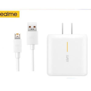 Click SSS: Original REALME Super VOOC Fast Charger Adapter + 6.5A Cable for REALME 65W