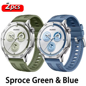 2pcs Official 20-22mm Nylon Strap For HUAWEI WATCH GT 5 4 46mm/Watch 4 5 Pro GT 3 2Pro 46mm42mm Composite Silicone Band Bracelet