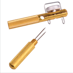 Aluminum Alloy Portable Fish Line Knotter Fast Easy Knot Fish Hook Quick Knot Tying Tool Fishing Gear Fishing Supplies